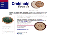 Tablet Screenshot of crokinoleboards.com